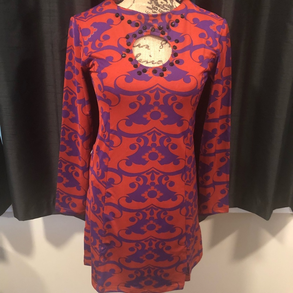 Ginger Dress - Damask Print